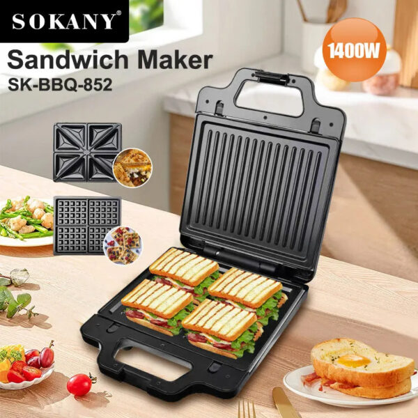 SANDWICHERA SOKANY 3 EN 1